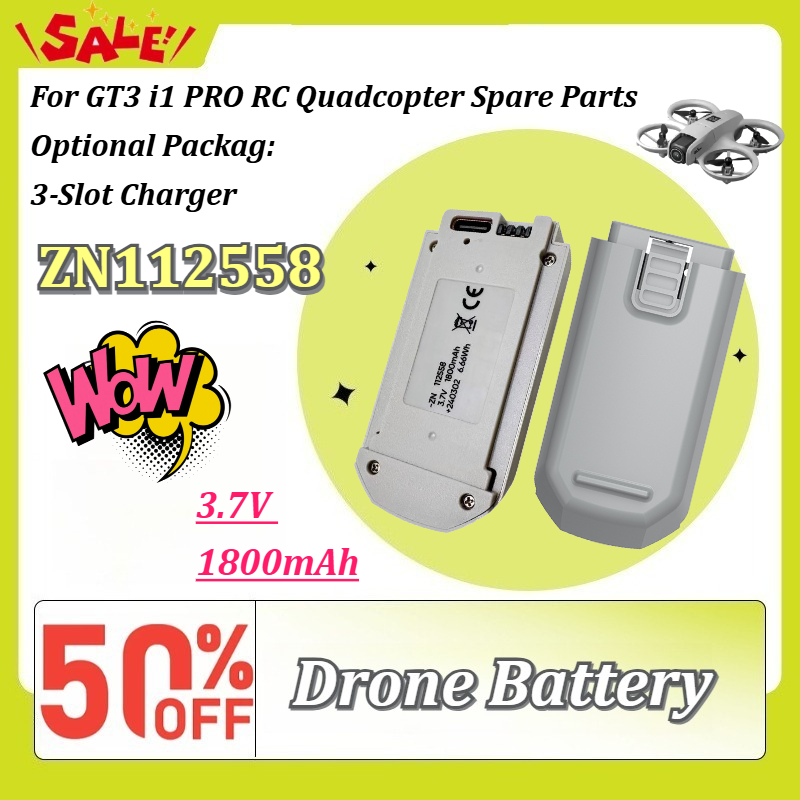 Drone Gt3 Rc - بطارية طائرة بدون طيار جديدة ZN112558