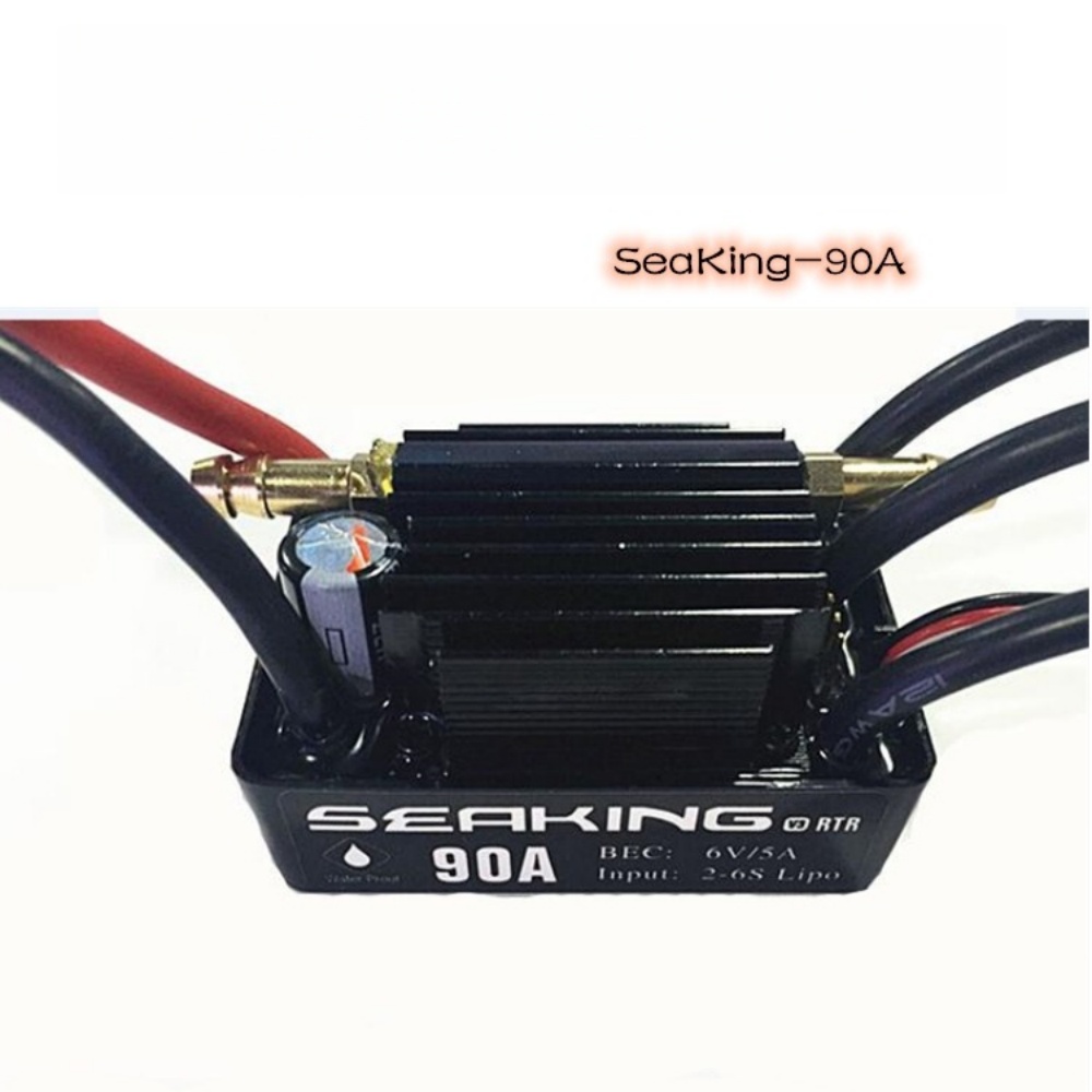 Rc Boat Brushless Motor - FATJAY Hobbywing Seaking-90A-V3 90A 2-6S وحدة