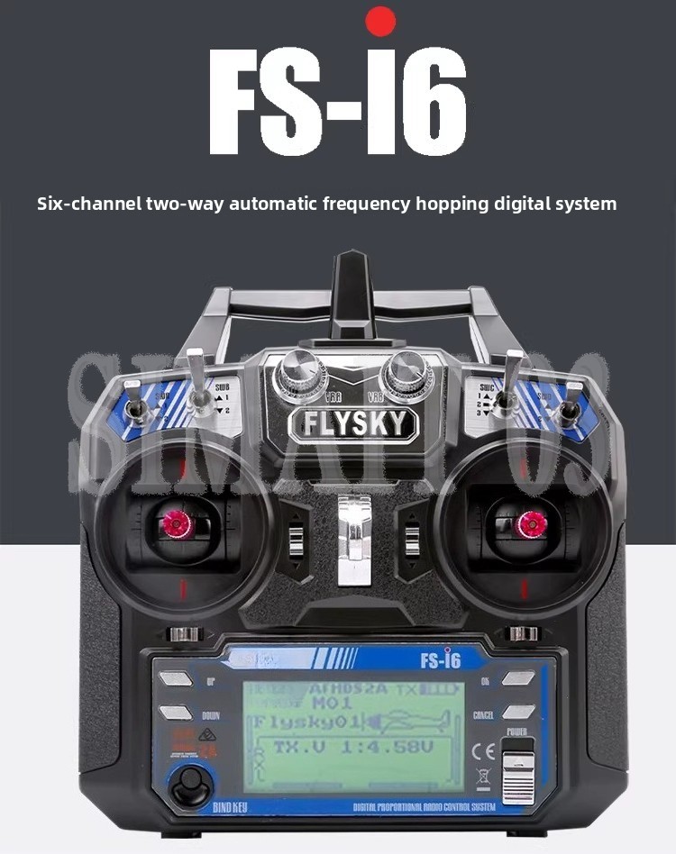 جهاز إرسال لاسلكي Flysky FS-i6 - مراجعة Drone Rc Simulator وسعره