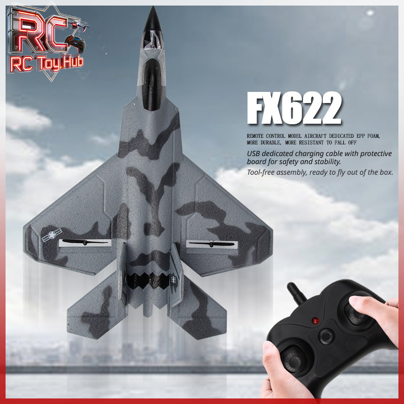 طائرة مقاتلة Fx622 RC من الفوم - مراجعة Drone Rc Fighter Jet وسعره