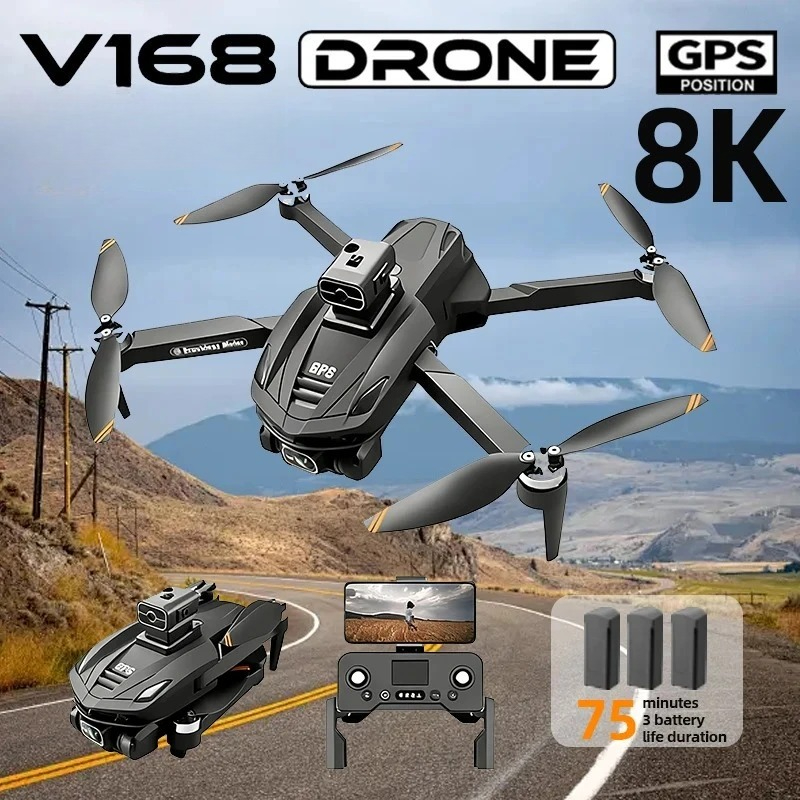 طائرة بدون طيار V168 الأصلية م - مراجعة Drone Top Rc وسعره