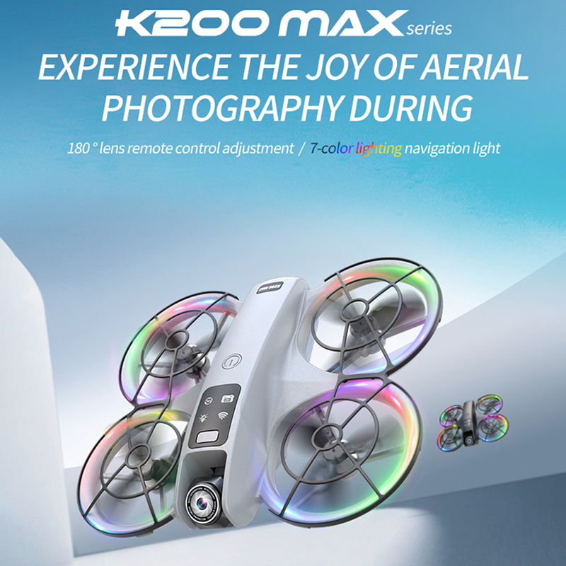 طائرة بدون طيار K200 مع كاميرا - مراجعة Drone Top Rc وسعره