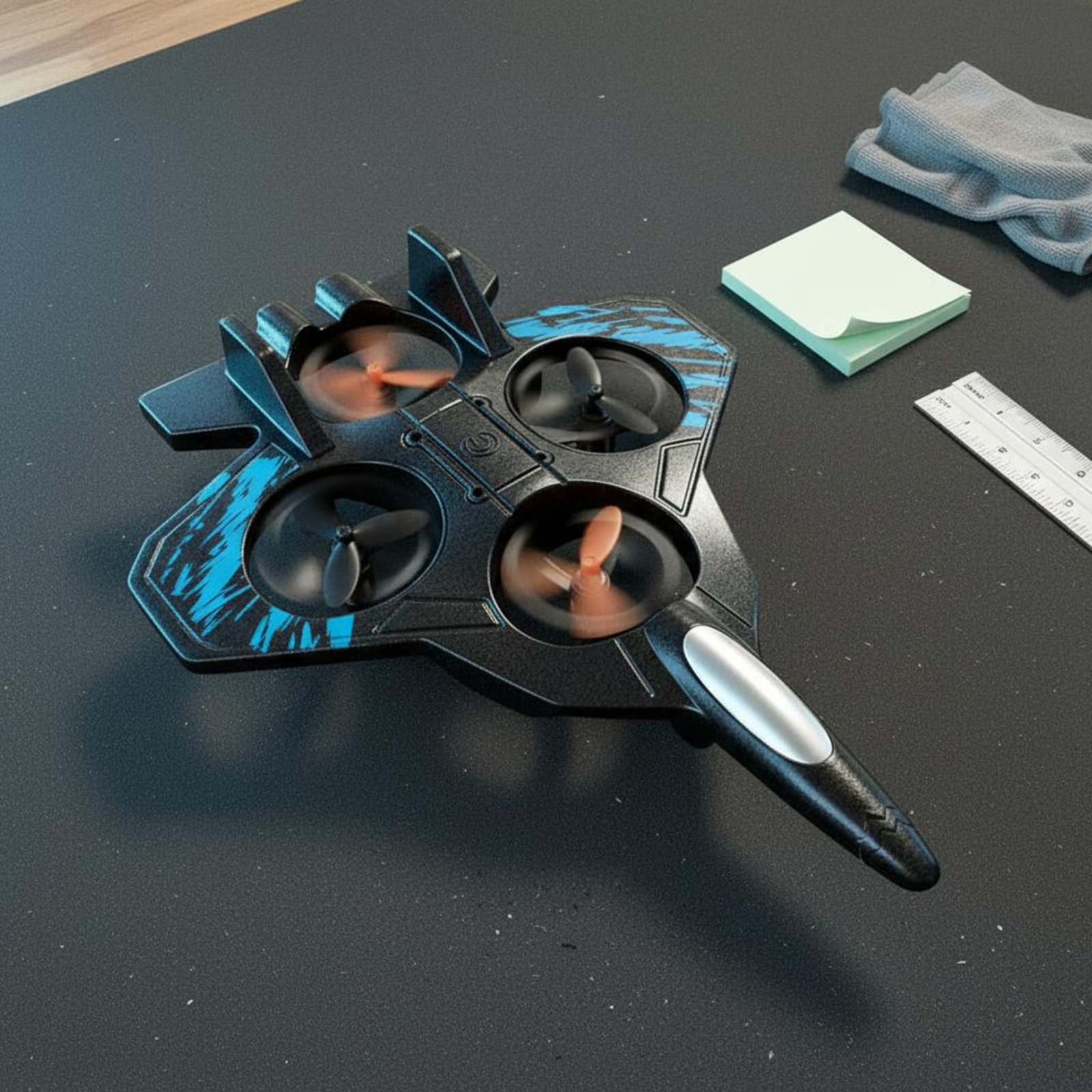 طائرة بدون طيار أكروباتية مقاو - مراجعة Drone Rc Fighter Jet وسعره