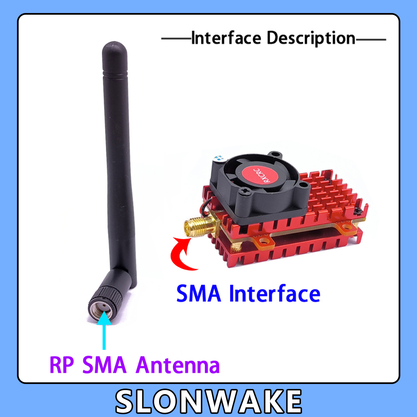 كاميرا SLONWAKE 5.8G 2W VTX FP - مراجعة Telemetry Module Rc وسعره