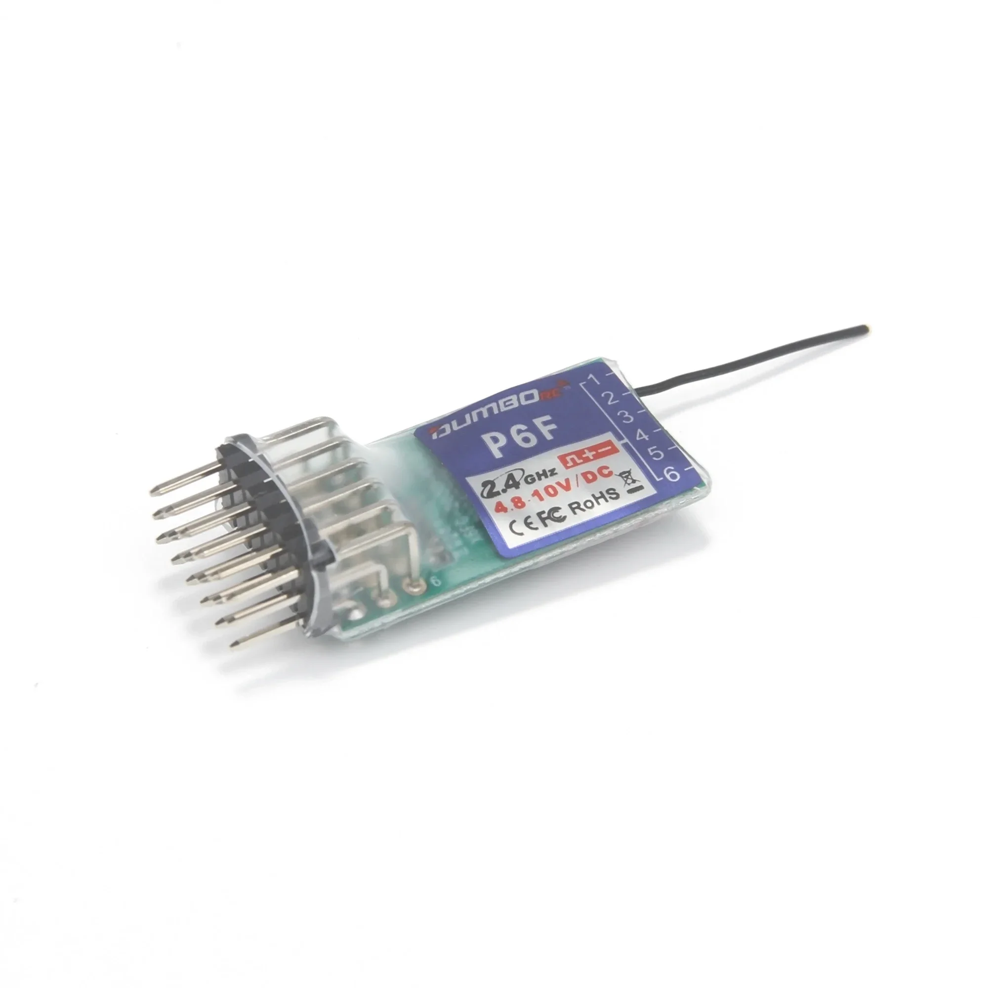 DUMBORC P6F استقبال صغير 6CH 2 - مراجعة Telemetry Module Rc وسعره
