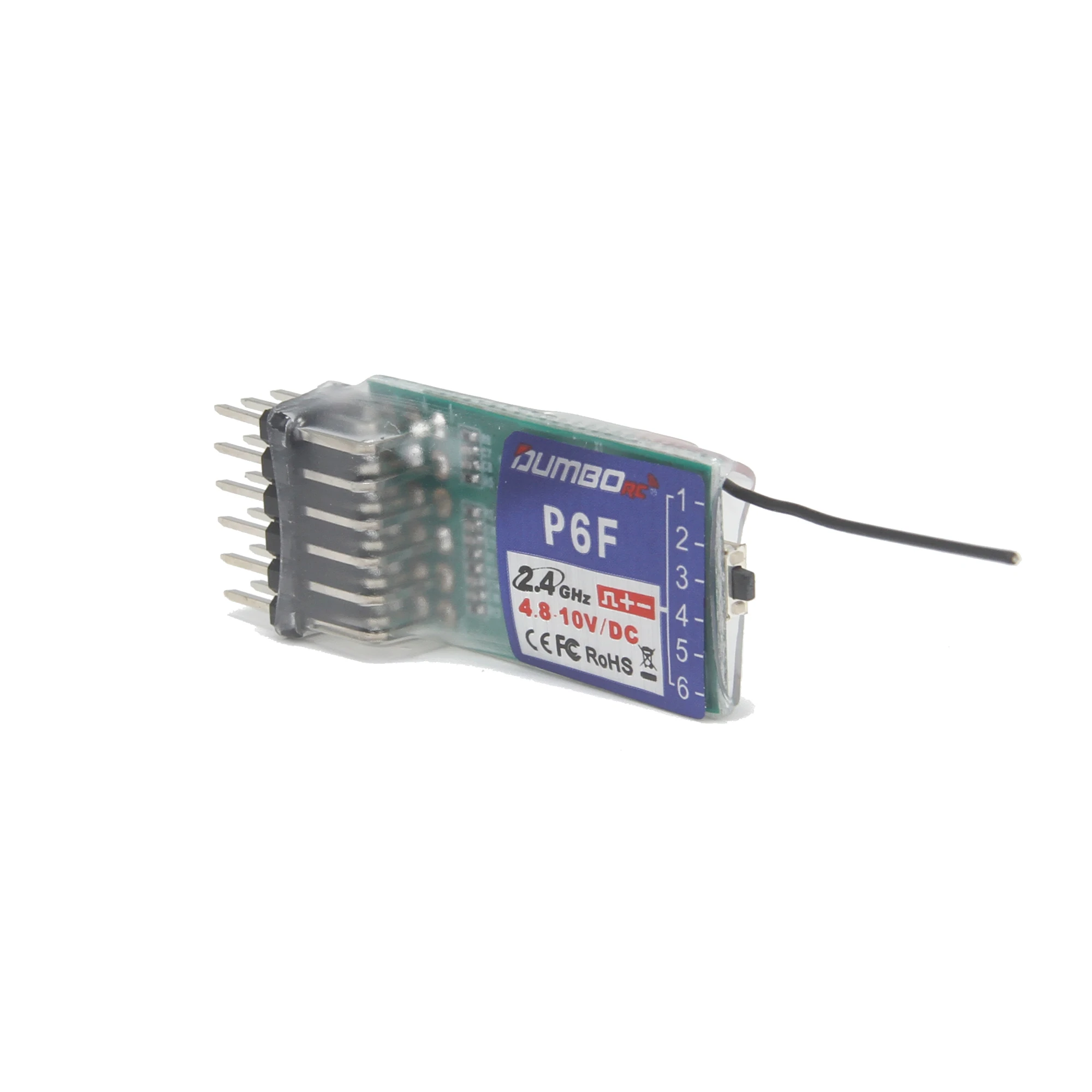 DUMBORC P6F استقبال صغير 6CH 2 - مراجعة Telemetry Module Rc وسعره