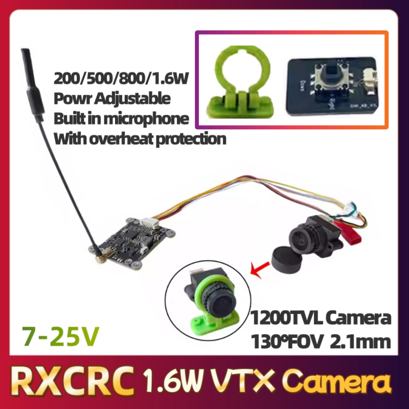 RXCRC 5.8G وحدة 48CH 1.6W VTX  - مراجعة Drone Rc Toy وسعره