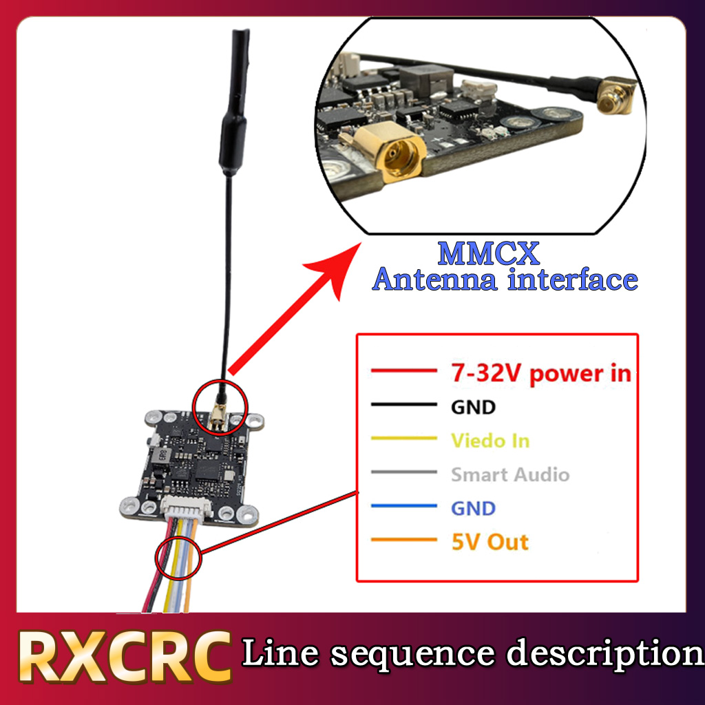 RXCRC 5.8G وحدة 48CH 1.6W VTX  - مراجعة Drone Rc Toy وسعره