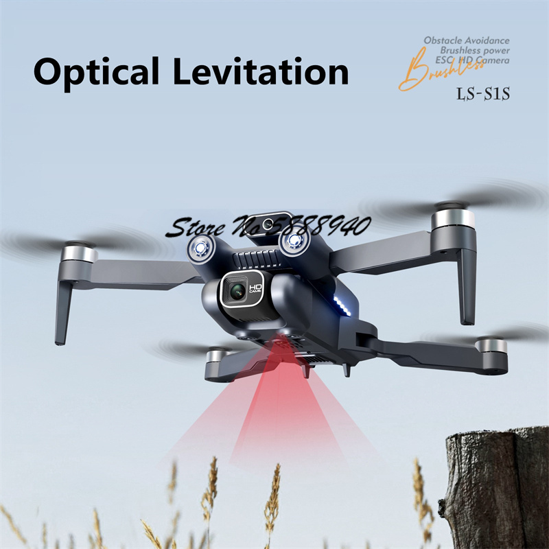 طائرة بدون طيار قابلة للطي مع  - مراجعة Drone Rc S1S وسعره