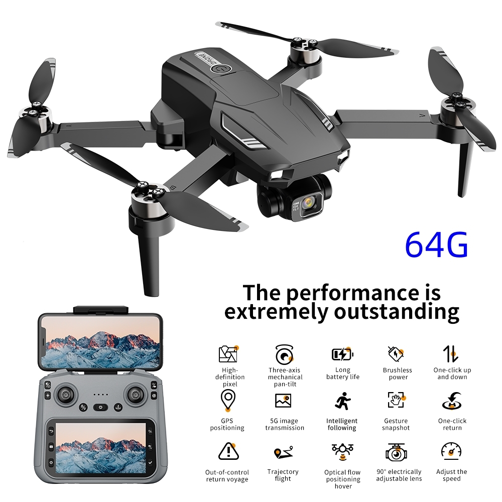 طائرة بدون طيار F204 مع شاشة L - مراجعة Drone Top Rc وسعره