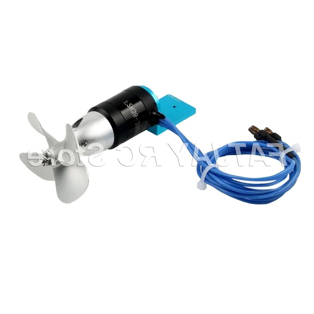 محرك بدون فرشاة 24 فولت للقوار - مراجعة Rc Boat Brushless Motor وسعره
