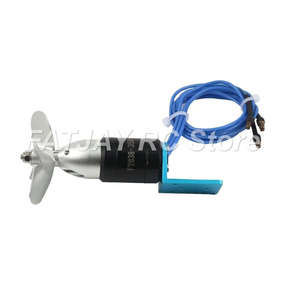 محرك بدون فرشاة 24 فولت للقوار - مراجعة Rc Boat Brushless Motor وسعره