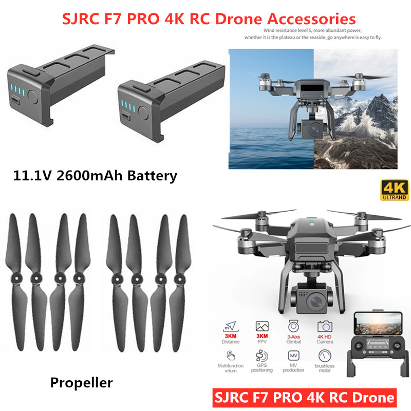 11.1 فولت 2600 مللي أمبير بطار - مراجعة Drone Sjrc وسعره