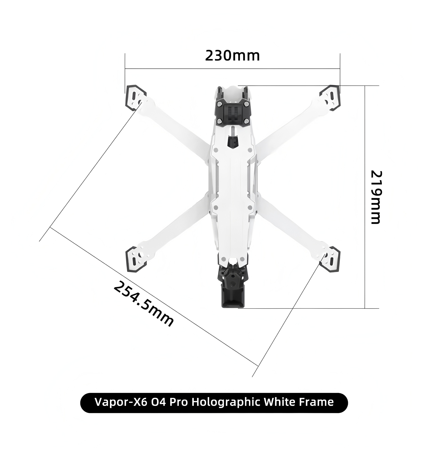 إطار GEPRC Vapor D5/x5/x6 O4 P - مراجعة Quadcopter Frame وسعره