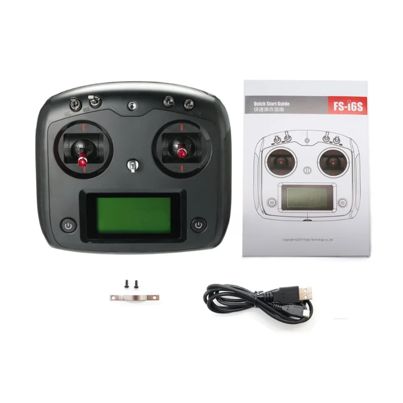 FLYSKY FS-i6S i6S 2.4G 10CH AF - مراجعة Telemetry Module Rc وسعره