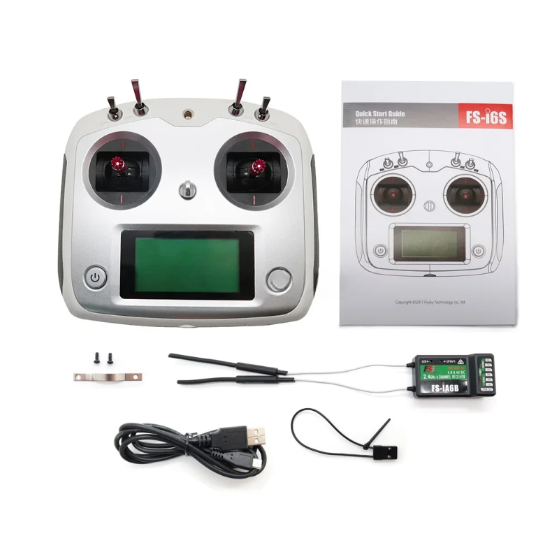 FLYSKY FS-i6S i6S 2.4G 10CH AF - مراجعة Telemetry Module Rc وسعره