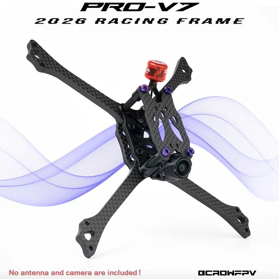 BCROWFPV PRO-V7 طقم إطارات طائ - مراجعة Drone Frame 5 Inch وسعره
