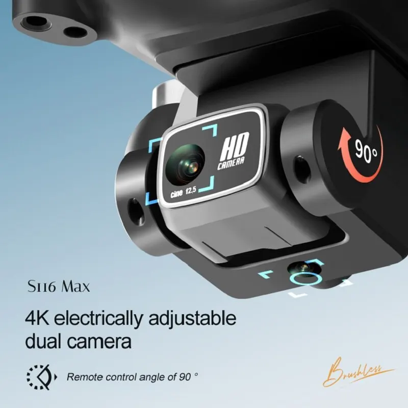 طائرة بدون طيار تدفق بصري بدون - مراجعة Drone Rc S116 وسعره