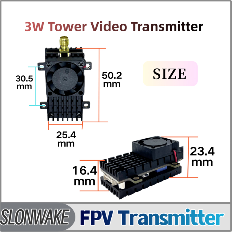 SLONWAKE 5.8G 3000mW محاكاة VT - مراجعة Drone Rc Toy وسعره