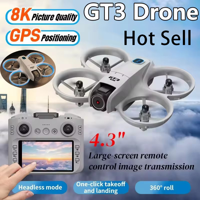 GT3 ماكس الطائرة بدون طيار 8k  - مراجعة Drone Gt3 Rc وسعره