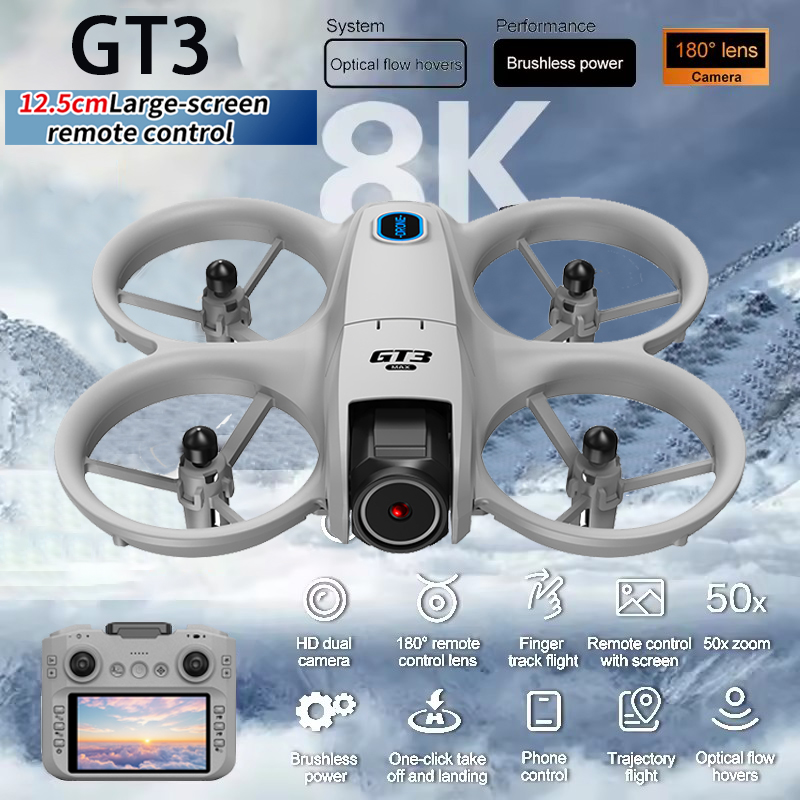 GT3 ماكس الطائرة بدون طيار 8k  - مراجعة Drone Gt3 Rc وسعره