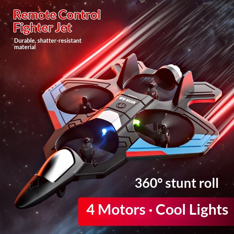 طائرة هليكوبتر V50 الجديدة للت - مراجعة Drone Rc Fighter Jet وسعره