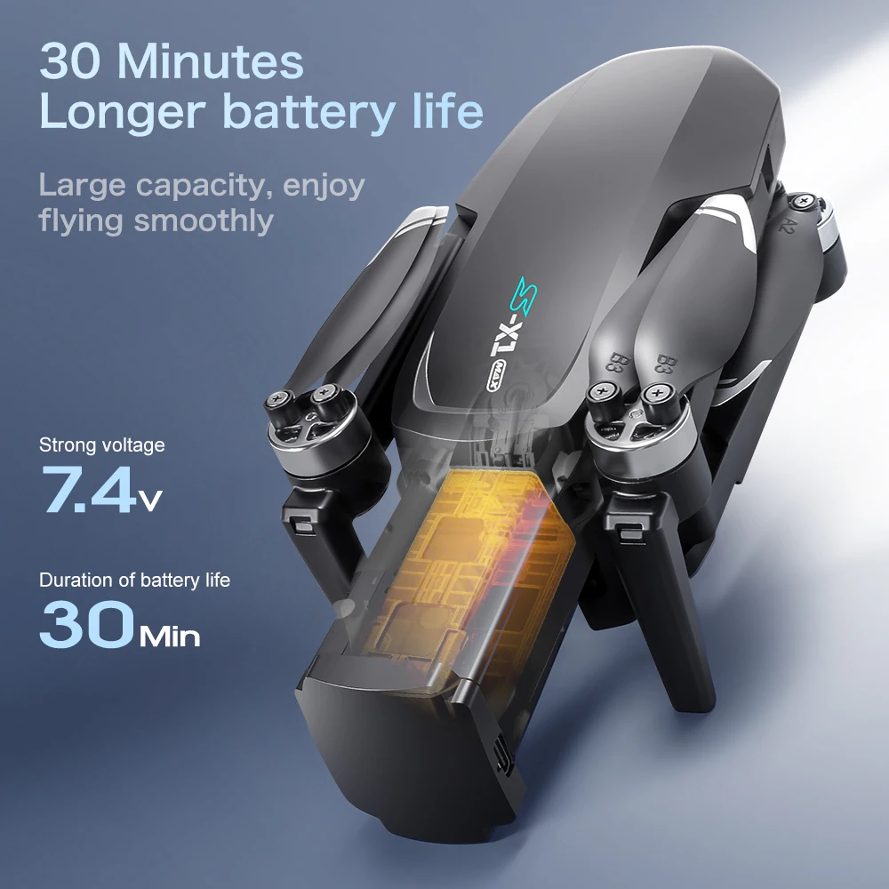 بطارية طائرة بدون طيار S-X1 MA - مراجعة Lyzrc Drone وسعره